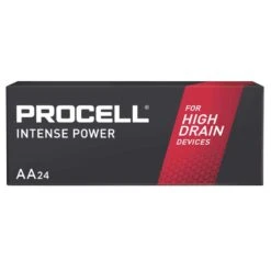 Procell Intense Alkaline AA 1.5 V 3.112 Ah Primary Battery PX1500 24 Pk