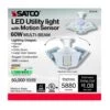 Satco Wide Surface E26 (Medium) LED Motion Sensor Utility Light Cool White 60 Watt Equivalence 1 Pk -Luminexm Store b9f665fd abad 4084 91e2 f53cd63678f8