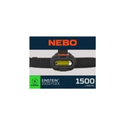 NEBO Einstein 1500 Lm Black LED Head Lamp 18650 Battery -Luminexm Store c16d97d2 e745 4db5 9eaf 7e3e10aeff06