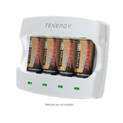 Tenergy 4 Battery White Battery Charger -Luminexm Store c908b507 559e 4bbf 825a 9c0a558e0038