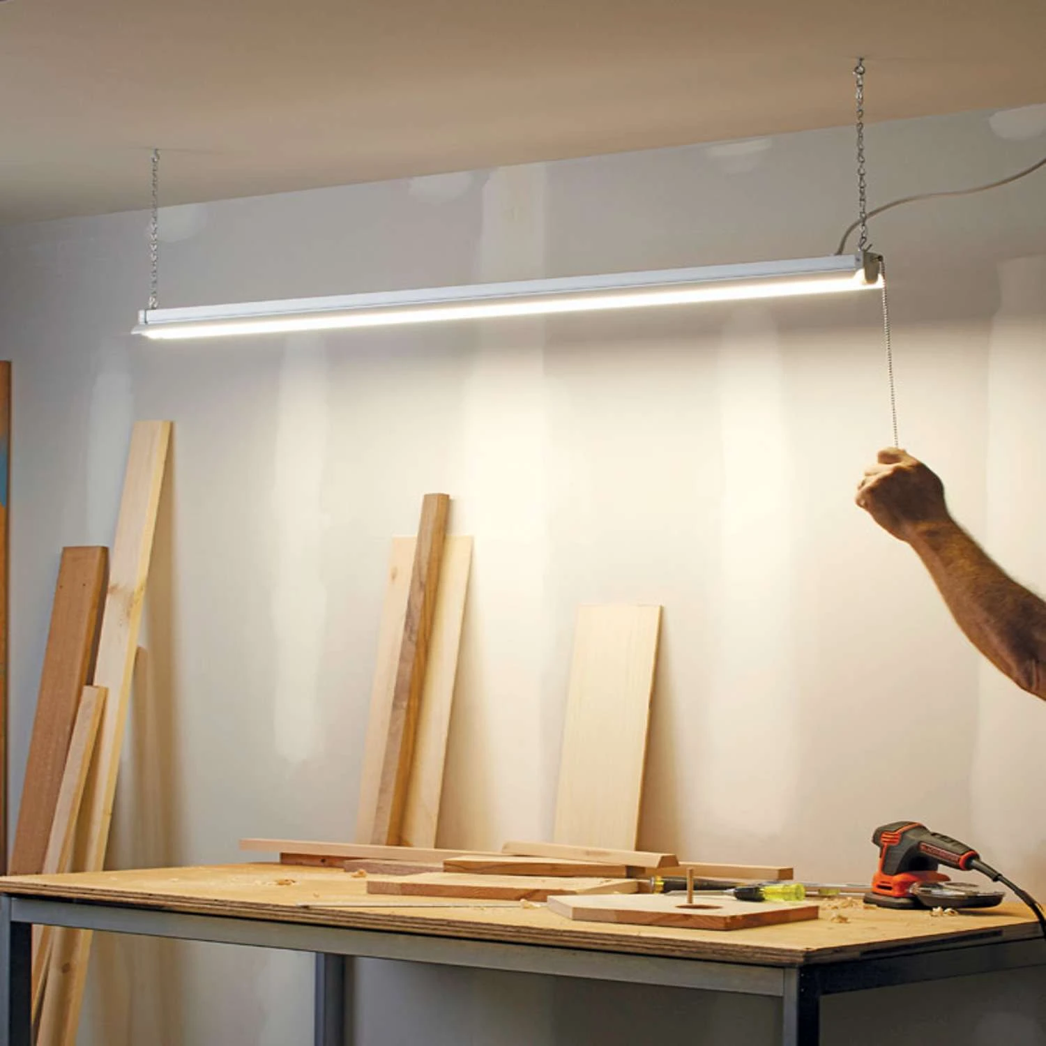 Metalux 48 In. 1-Light Ct 32 W LED Shop Light 4 Metalux 48 In. 1-Light Ct 32 W LED Shop Light - Image 2