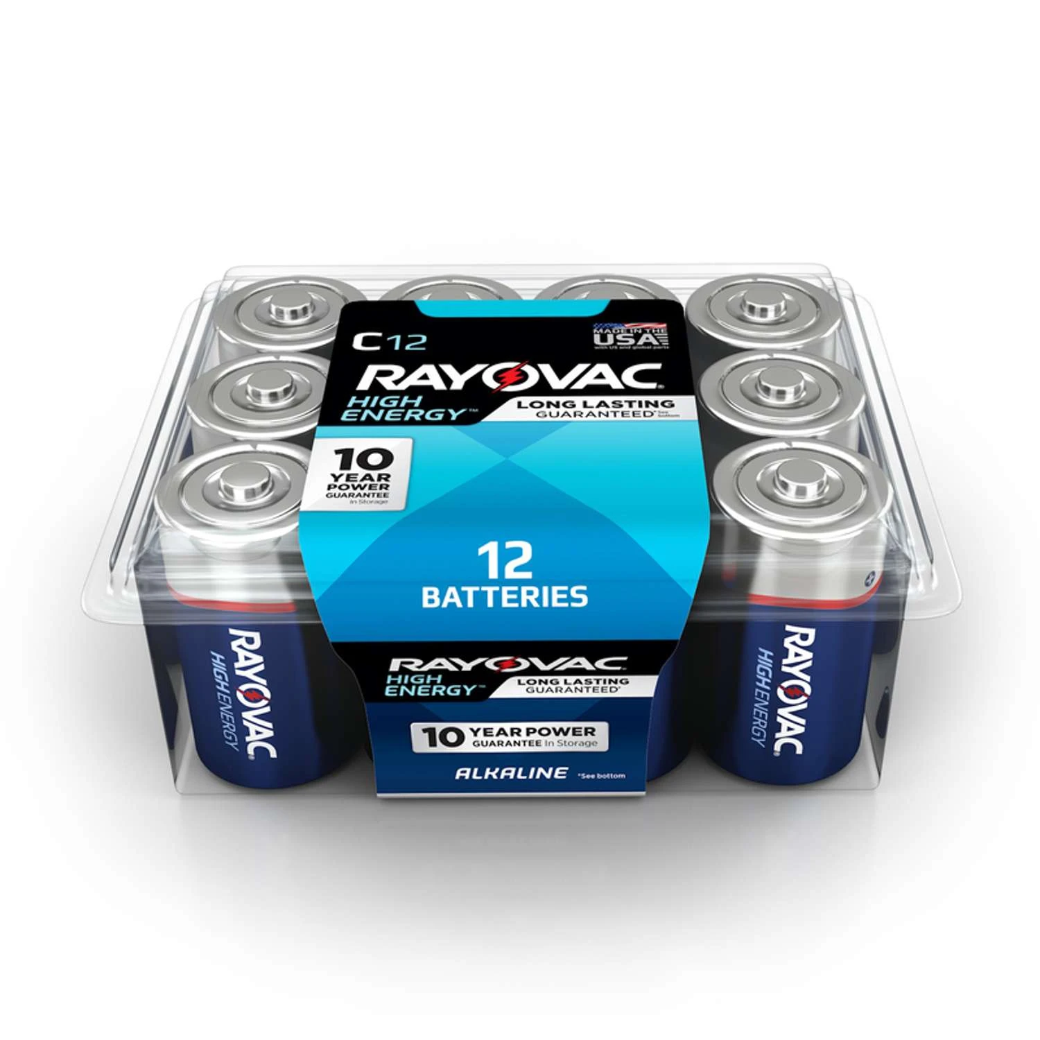 Rayovac® Rayovac High Energy C Alkaline Batteries 12 Pk Clamshell 3 Rayovac® Rayovac High Energy C Alkaline Batteries 12 Pk Clamshell