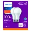 Philips A21 E26 (Medium) LED Bulb Soft White 100 Watt Equivalence 2 Pk -Luminexm Store cde15dd3 a6b5 4c7b a065 63f00b642c46