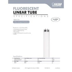 Feit Legacy Bulbs 110 W T12 1.5 In. D X 93.2 In. L Fluorescent Bulb Cool White Linear 4100 K 1 Pk -Luminexm Store d1cc80ec 1ab5 47a1 99d9 4162c39e3ff3