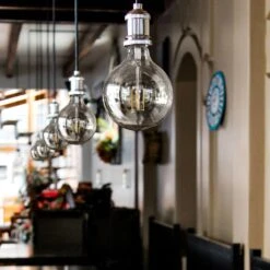 Feit Enhance G25 E26 (Medium) Filament LED Bulb Soft White 60 Watt Equivalence 3 Pk -Luminexm Store d27709d4 2c4e 45d1 84d5 4849dac9c9d0