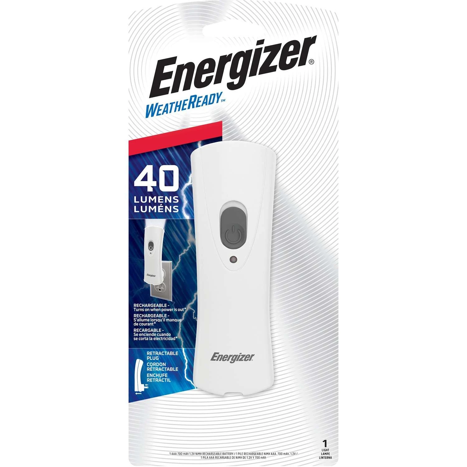 Energizer 40 Lm White LED Rechargeable Flashlight 3 Energizer 40 Lm White LED Rechargeable Flashlight