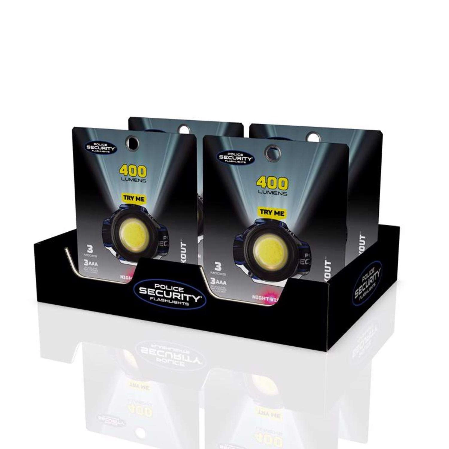 Police Security Breakout 550 Lm Black LED COB Head Lamp AA Battery 6 Police Security Breakout 550 Lm Black LED COB Head Lamp AA Battery - Image 4