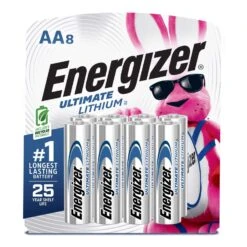 Energizer Ultimate Litmium Performance Lithium Ion AA 1.5 V 3 Ah Electronics Battery L91BP-8 8 Pk