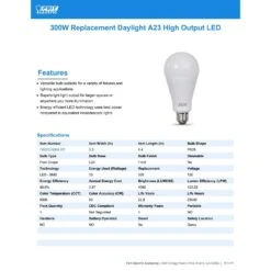 Feit LED A21 E26 (Medium) LED Bulb Daylight 300 Watt Equivalence 1 Pk -Luminexm Store d51432fb 1169 4c66 9d74 0d4c5ef2c496