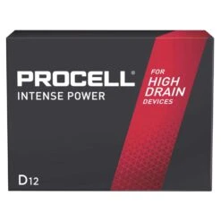 Procell Intense Alkaline D 1.5 V 15.66 Ah Primary Battery PX1300 12 Pk