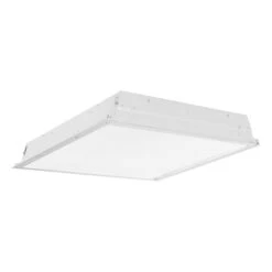 Metalux GRLED Series 30 W Troffer Light Fixture 3.25 In. H X 24 In. W X 24 In. L