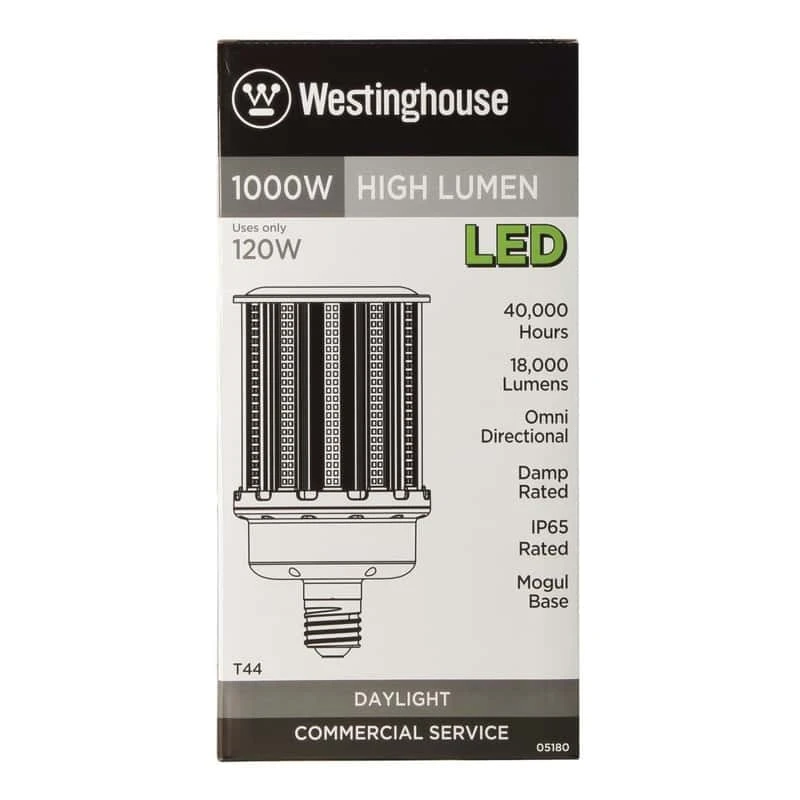 Westinghouse C7 E39 (Mogul) LED Bulb Daylight 1,000 Watt Equivalence 1 Pk 4 Westinghouse C7 E39 (Mogul) LED Bulb Daylight 1,000 Watt Equivalence 1 Pk - Image 2