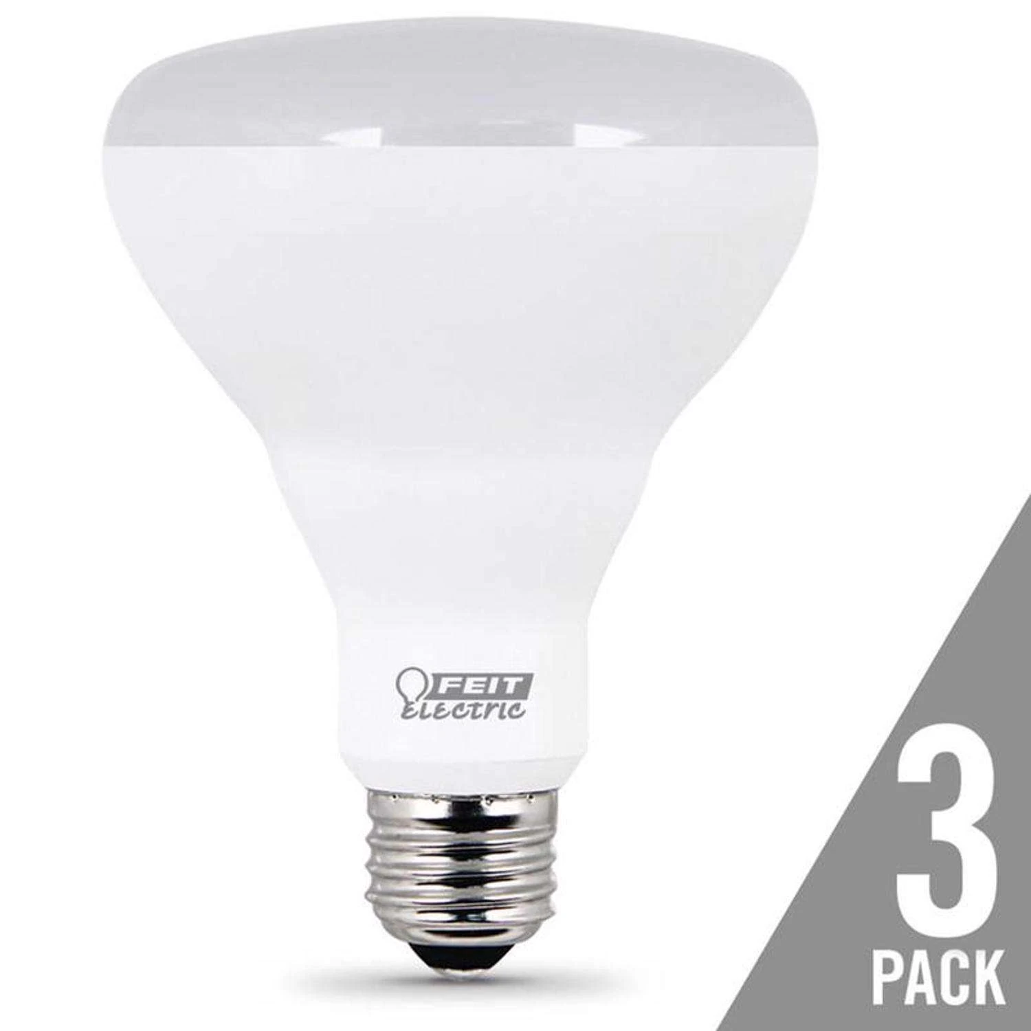 Feit LED BR30 E26 (Medium) LED Bulb Soft White 65 Watt Equivalence 3 Pk 4 Feit LED BR30 E26 (Medium) LED Bulb Soft White 65 Watt Equivalence 3 Pk - Image 2