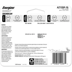 Energizer EZ Turn & Lock Zinc Air 13 1.4 V Hearing Aid Battery 16 Pk -Luminexm Store dad42382 f37d 4732 9d13 b774f73154f7