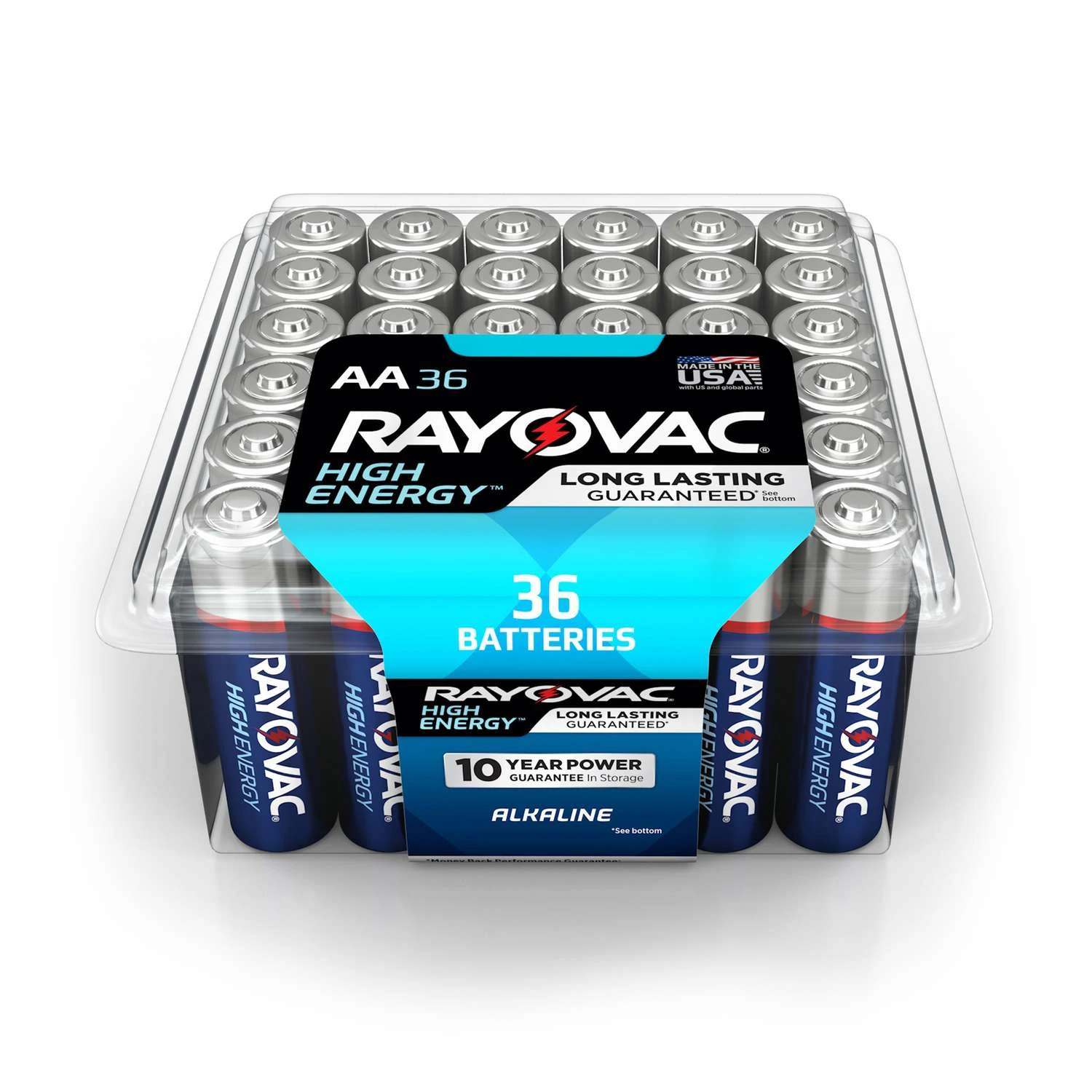 Rayovac® Rayovac High Energy AA Alkaline Batteries 36 Pk Clamshell 3 Rayovac® Rayovac High Energy AA Alkaline Batteries 36 Pk Clamshell