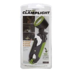 Blackfire Clamplight 120 Lm Black LED Clip Light AAA Battery