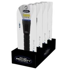 Police Security Skylar 1600 Lm Black LED Flashlight AA Battery -Luminexm Store deb18875 25c8 4faa 8570 6c73e10be80a