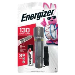 Energizer 130 Lm Gray LED Flashlight AA Battery
