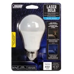 Feit A19 E26 (Medium) LED Bulb Blue 40 Watt Equivalence 1 Pk