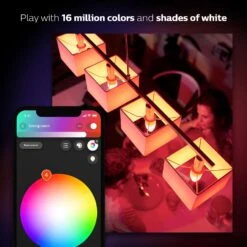 Philips Hue B39 E12 (Candelabra) LED Smart Bulb White And Color Ambiance 40 Watt Equivalence -Luminexm Store eb7ea432 72d9 4471 9031 fa6a54e4ba7a