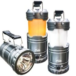 Flipo Slide-N-Glo Gray LED Flashlight Lantern