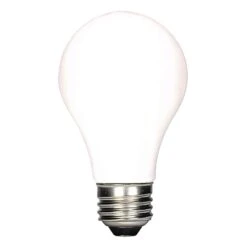 Satco A19 E26 (Medium) Filament LED Bulb Warm White 60 Watt Equivalence 4 Pk