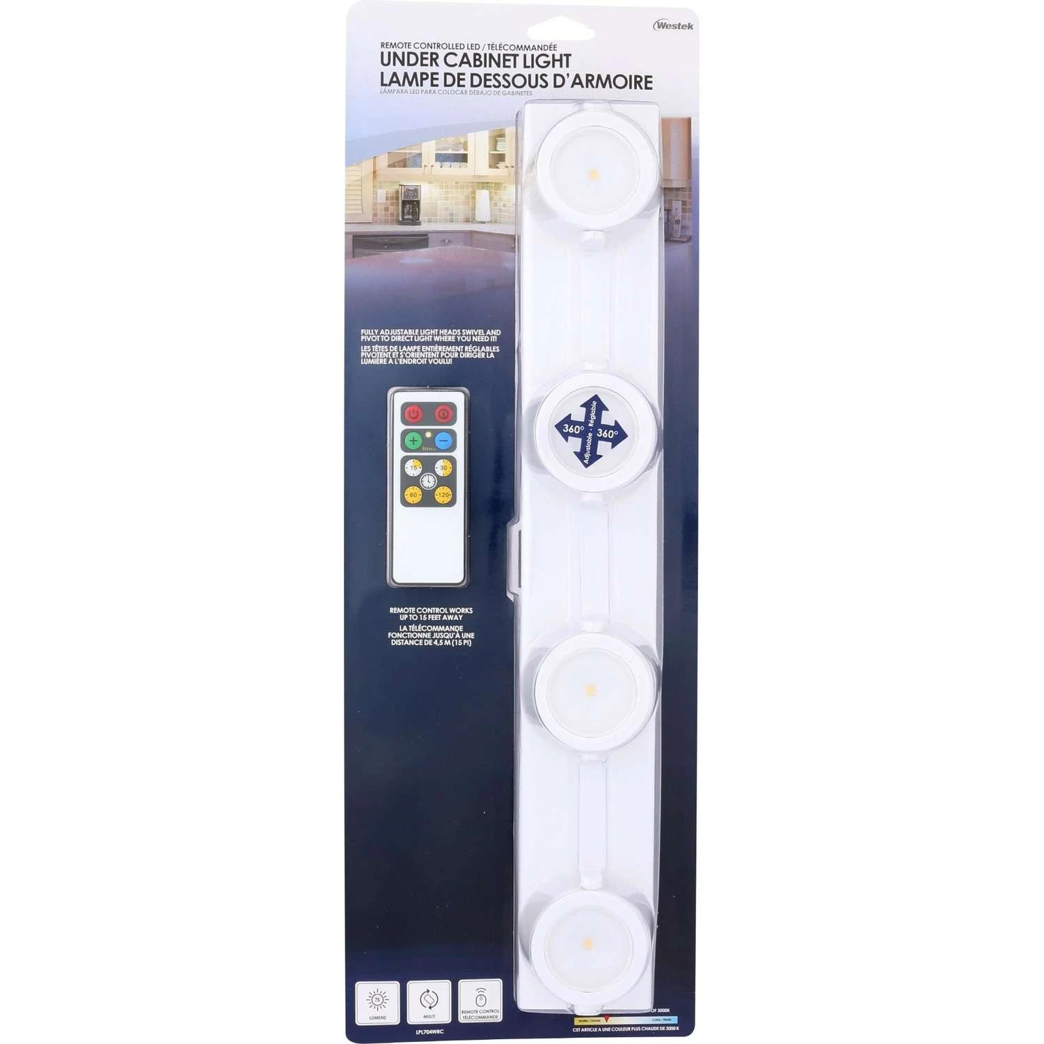 Rite Lite 15.75 In. L White Battery Powered LED Smart-Enabled Strip Light 70 Lm 5 Rite Lite 15.75 In. L White Battery Powered LED Smart-Enabled Strip Light 70 Lm - Image 3