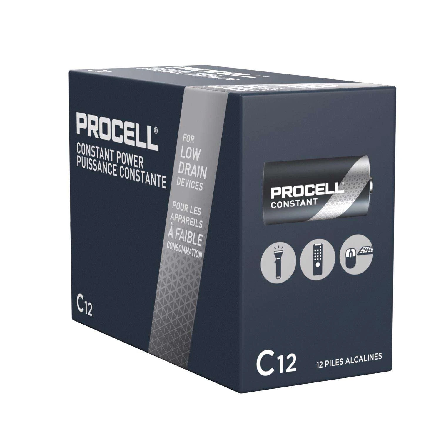 Procell Constant C Alkaline Batteries 12 Pk Boxed 4 Procell Constant C Alkaline Batteries 12 Pk Boxed - Image 2