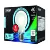 Feit A19 E26 (Medium) LED Bulb Daylight 60 Watt Equivalence 4 Pk -Luminexm Store f714c6b3 1a47 4af0 8ec8 c0b6fee6b8b4