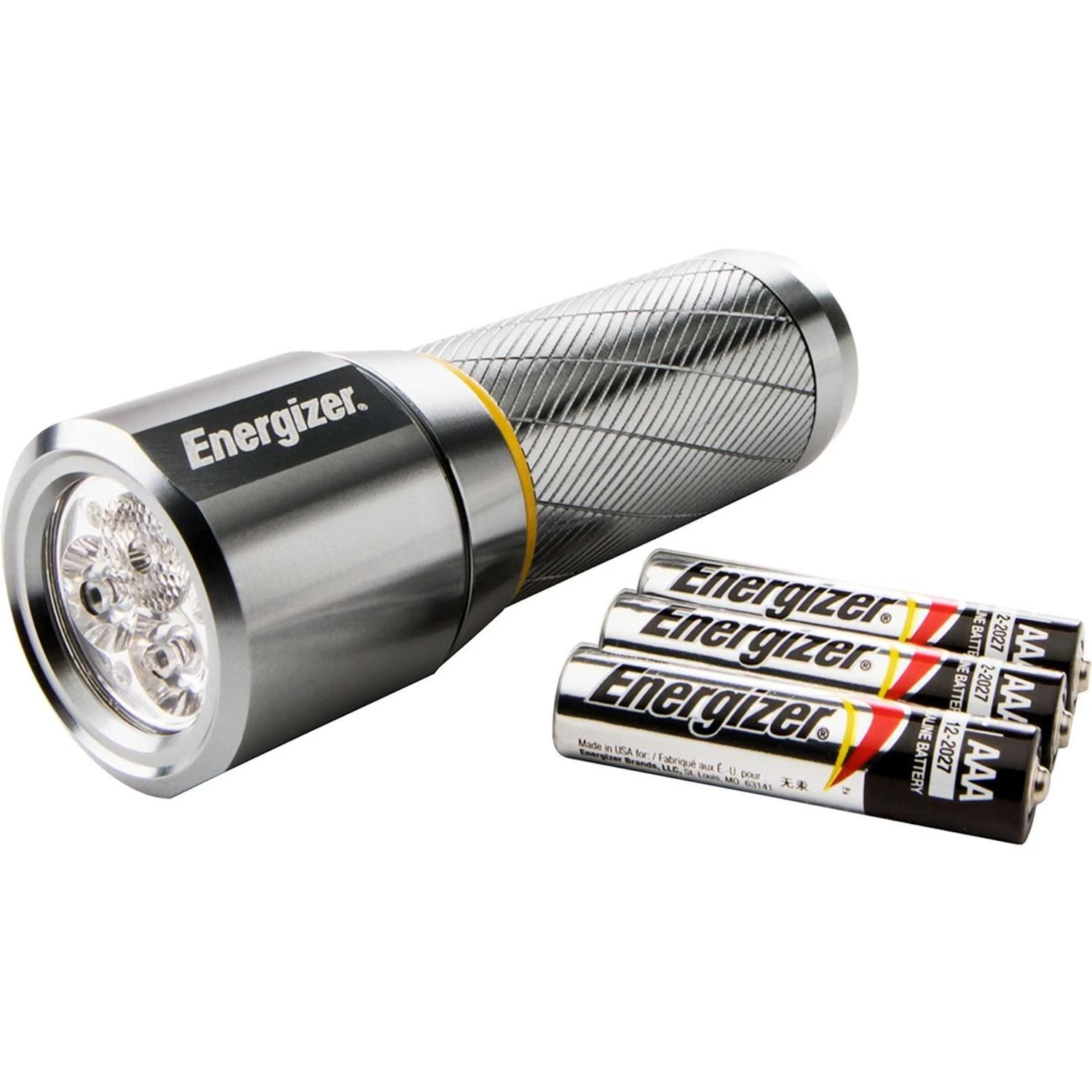 Energizer Vision HD + 270 Lm Gray LED Flashlight AAA Battery 4 Energizer Vision HD + 270 Lm Gray LED Flashlight AAA Battery - Image 2