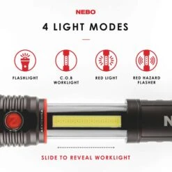 NEBO Slyde Plus 400 Lm Storm Gray LED Work Light Flashlight AAA Battery -Luminexm Store fcdf67b8 8c4e 4a04 8880 ac6ed5ce1c15