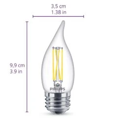 Philips Ultra Definition BA11 E26 (Medium) LED Bulb Soft White 40 Watt Equivalence 3 Pk -Luminexm Store ffdb2cbd 65e2 4549 9881 9e689d31fb09